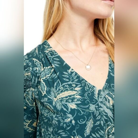 NWT Free People Hello Lover Dusty Indigo Long Sleeve Tunic (S) - Picture 4 of 10